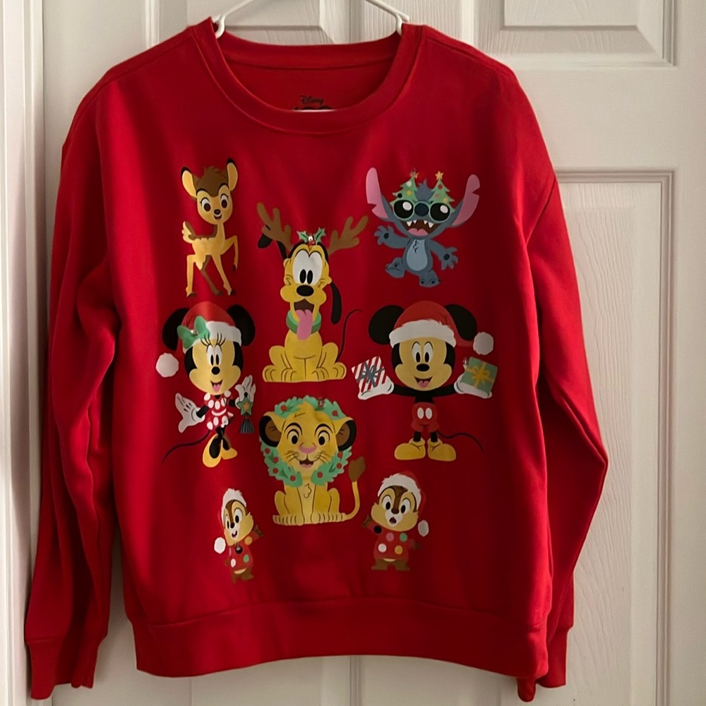 Disney 100th Christmas light sweater